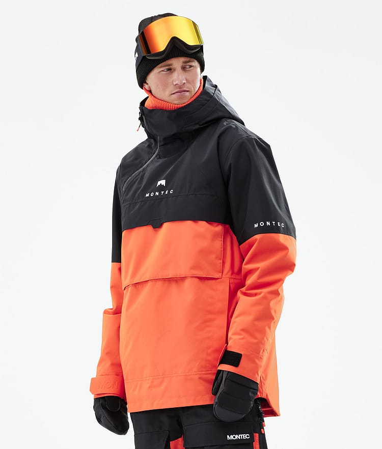 Montec Dune 21 Kurtka Narciarska Mężczyźni Black/Orange, Zdjęcie 1 z 10