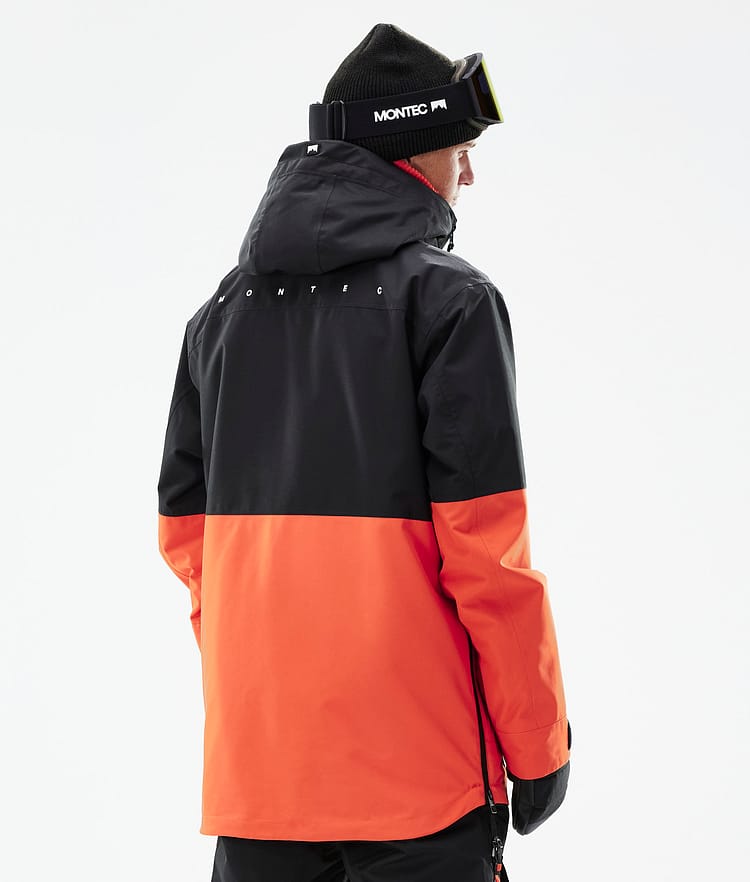 Montec Dune 21 Kurtka Snowboardowa Mężczyźni Black/Orange, Zdjęcie 8 z 10