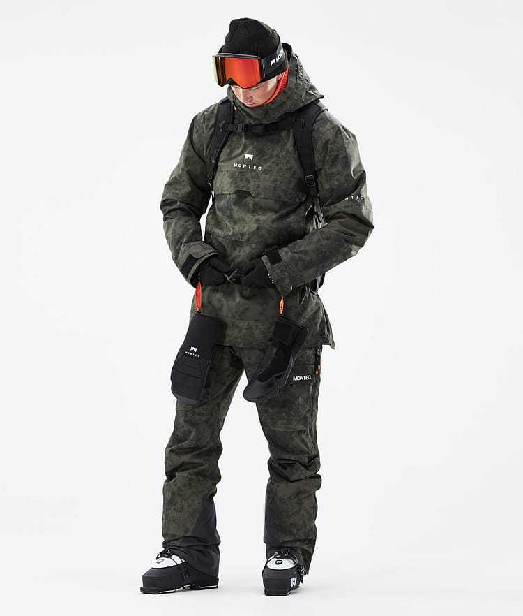 Montec Dune 21 Lyžařská Bunda Pánské Olive Green Tiedye, Obrázek 5 z 11