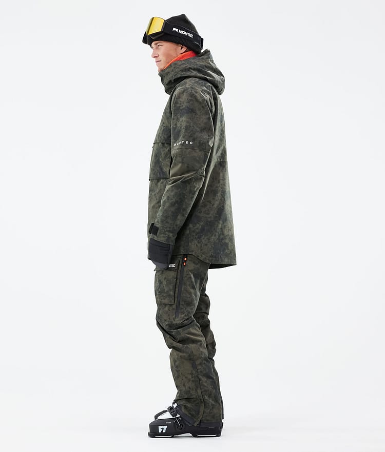 Montec Dune 21 Lyžařská Bunda Pánské Olive Green Tiedye, Obrázek 6 z 11