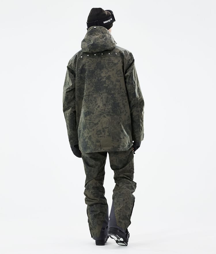 Montec Dune 21 Lyžařská Bunda Pánské Olive Green Tiedye, Obrázek 7 z 11