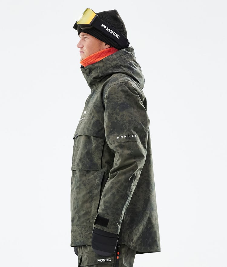 Montec Dune 21 Lyžařská Bunda Pánské Olive Green Tiedye, Obrázek 8 z 11