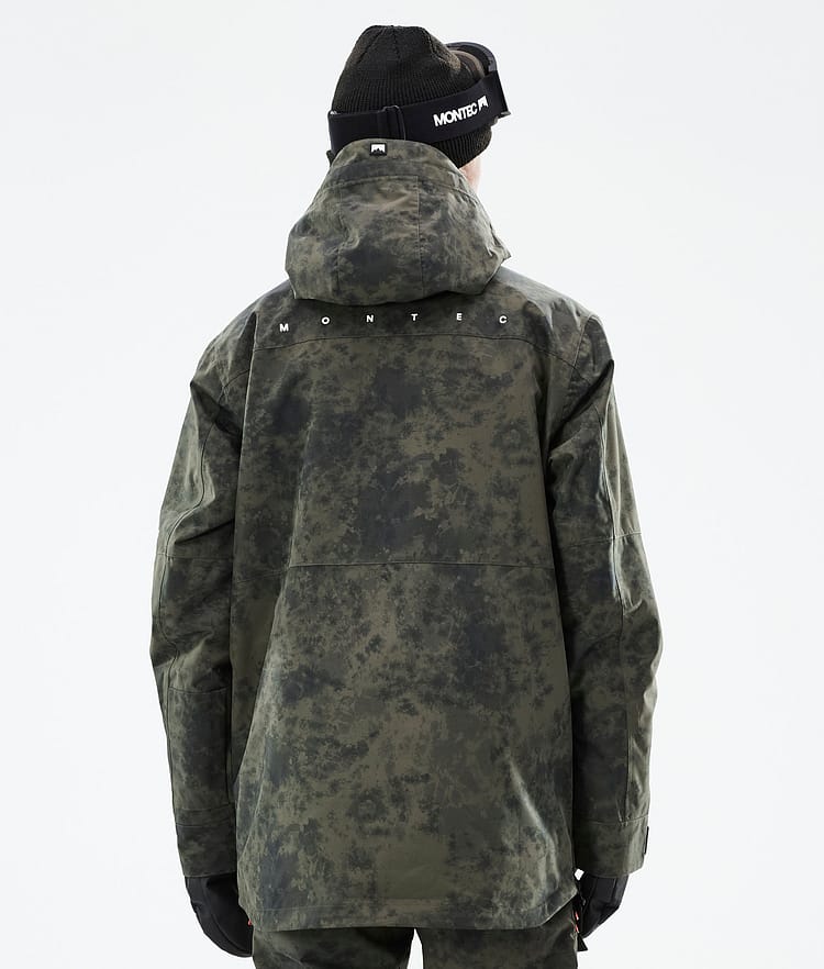 Montec Dune 21 Kurtka Snowboardowa Mężczyźni Olive Green Tiedye, Zdjęcie 8 z 10