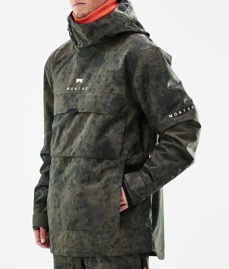 Montec Dune 21 Lyžařská Bunda Pánské Olive Green Tiedye, Obrázek 10 z 11