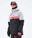 Montec Dune 21 Lyžařská Bunda Pánské Light Grey/Coral/Black