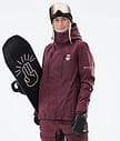 Montec Fawk W 21 Kurtka Snowboardowa Kobiety Burgundy