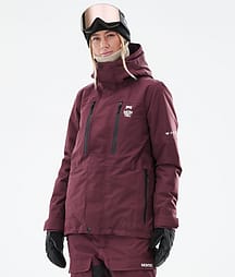 Montec Fawk W 21 Lyžařská Bunda Dámské Burgundy