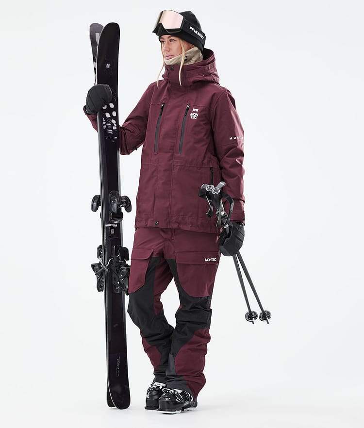 Montec Fawk W 21 Chaqueta Esquí Mujer Burgundy, Imagen 4 de 11
