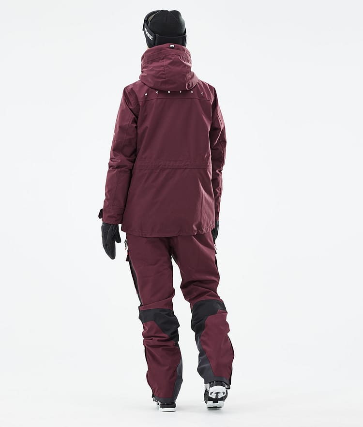 Montec Fawk W 21 Kurtka Narciarska Kobiety Burgundy, Zdjęcie 6 z 11