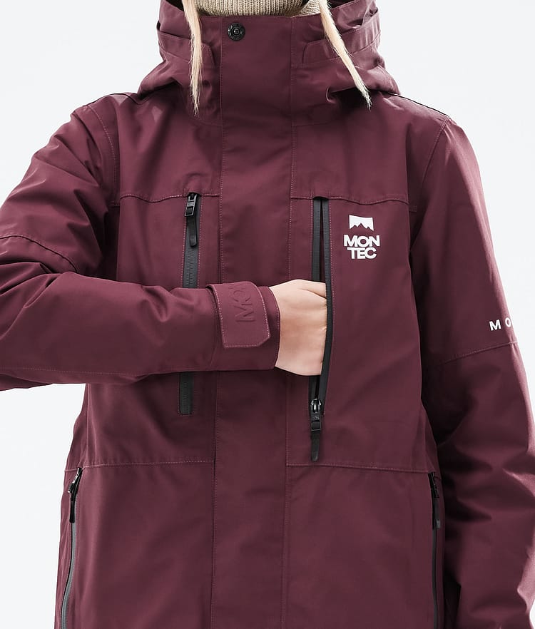 Montec Fawk W 21 Chaqueta Esquí Mujer Burgundy, Imagen 10 de 11