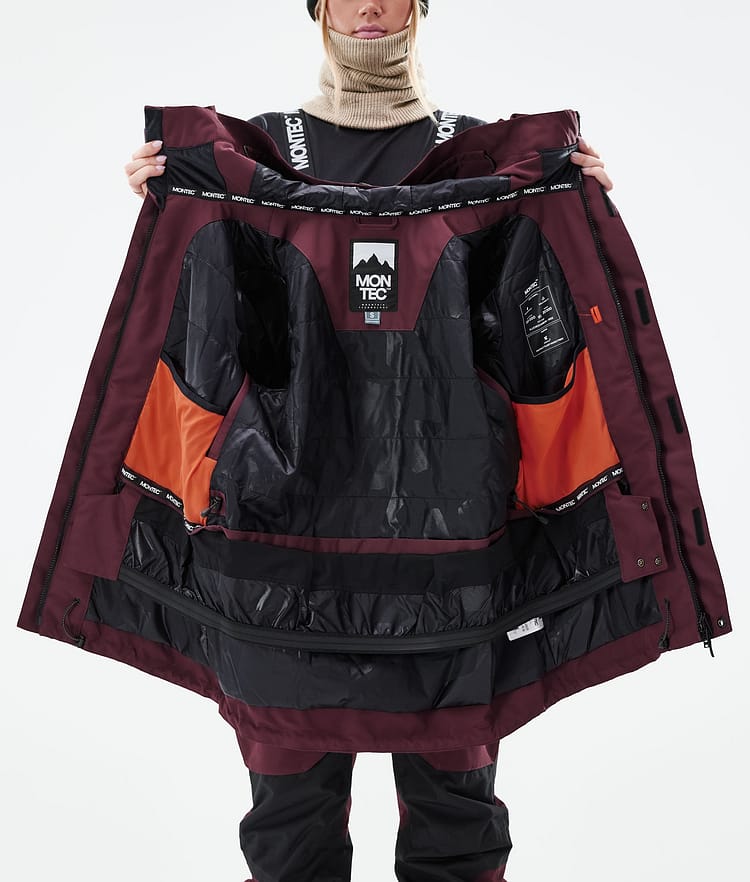 Montec Fawk W 21 Chaqueta Esquí Mujer Burgundy, Imagen 11 de 11