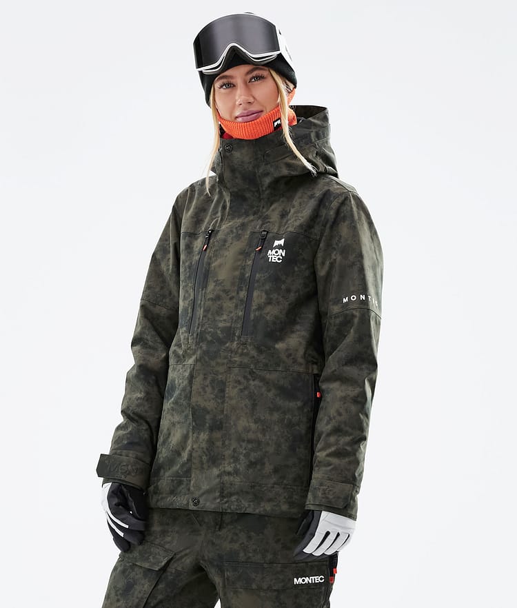 Montec Fawk W 21 Chaqueta Esquí Mujer Olive Green Tiedye, Imagen 1 de 12