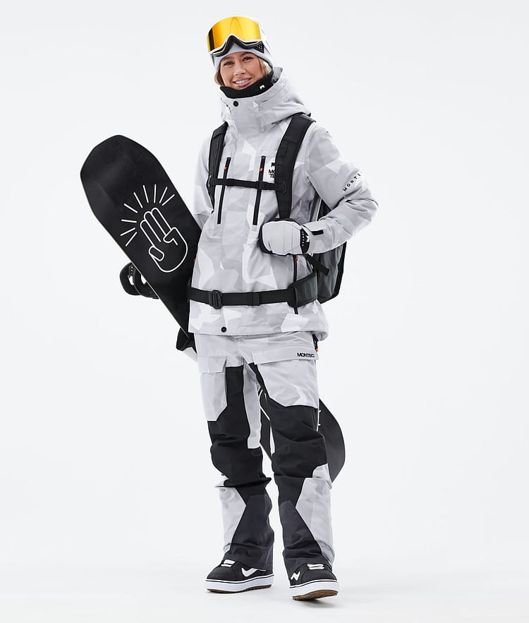 Montec Fawk W 21 Kurtka Snowboardowa Kobiety Snow Camo, Zdjęcie 3 z 11