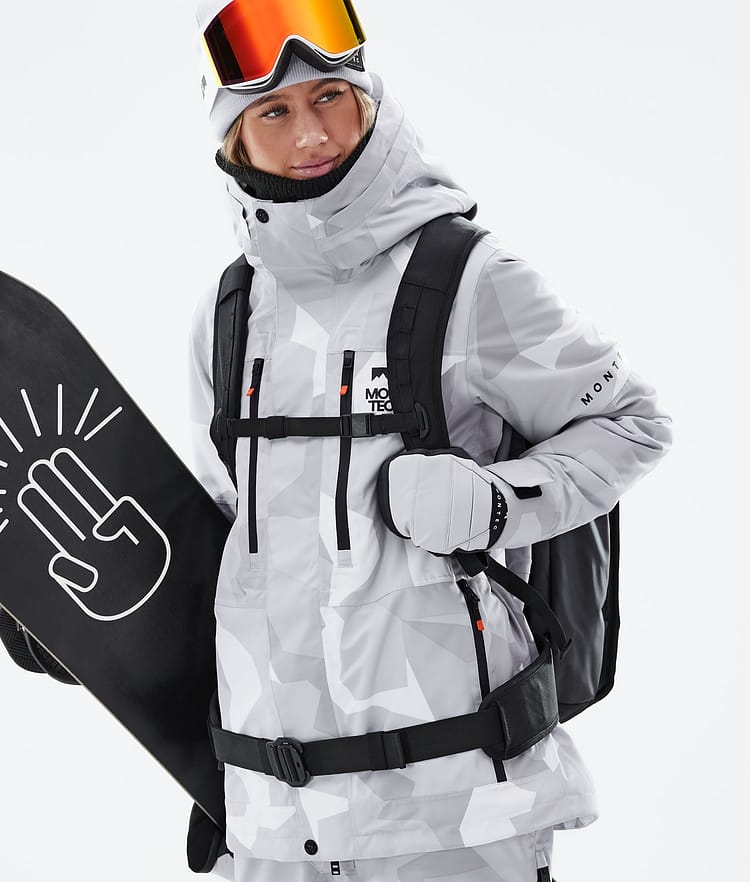 Montec Fawk W 21 Kurtka Snowboardowa Kobiety Snow Camo, Zdjęcie 6 z 11