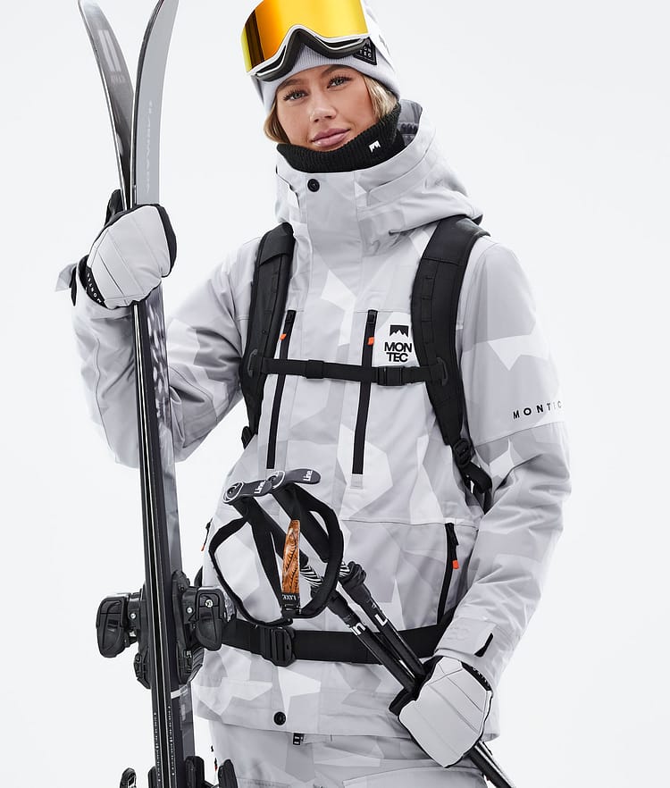 Montec Fawk W 21 Kurtka Narciarska Kobiety Snow Camo, Zdjęcie 6 z 11