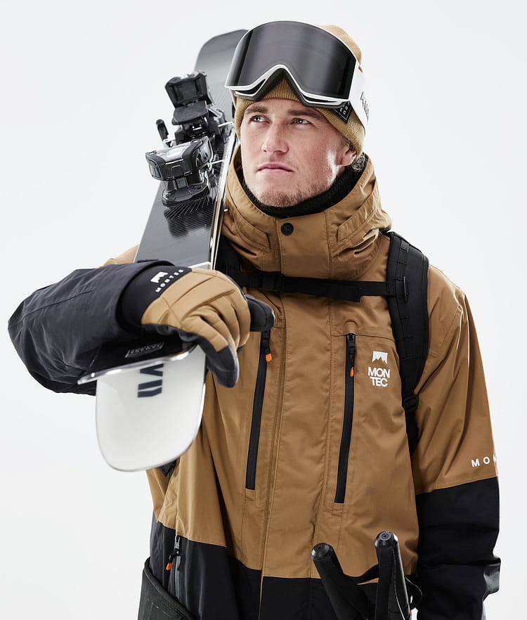 Montec Fawk 21 Lyžařská Bunda Pánské Gold/Black, Obrázek 3 z 12