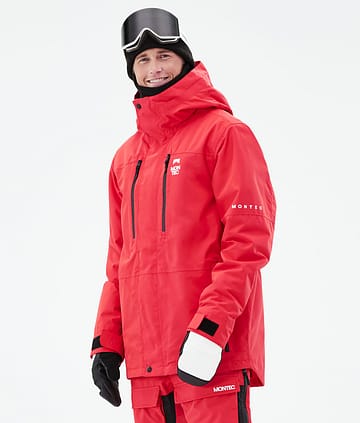 Montec Fawk 21 Bunda na Snowboard Pánské Red