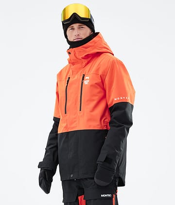 Montec Fawk 21 Bunda na Snowboard Pánské Orange/Black