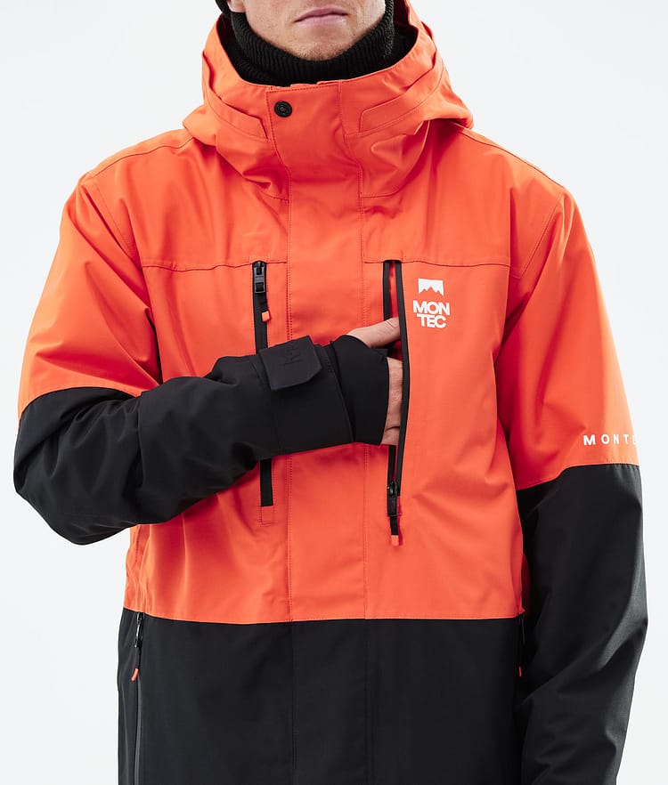 Montec Fawk 21 Chaqueta Snowboard Hombre Orange/Black, Imagen 10 de 12