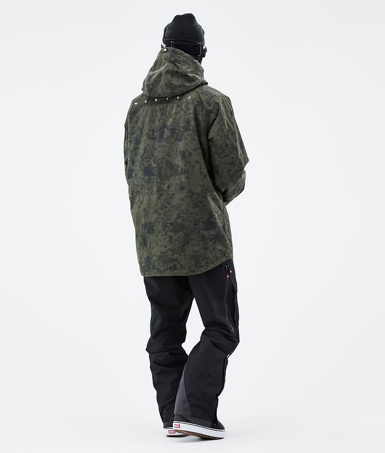 Montec Fawk 21 Bunda na Snowboard Pánské Olive Green Tiedye Renewed, Obrázek 5 z 10