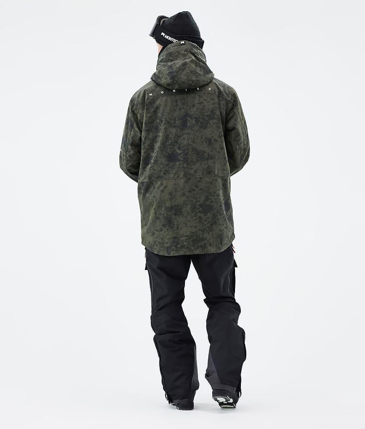 Montec Fawk 21 Lyžařská Bunda Pánské Olive Green Tiedye, Obrázek 5 z 10