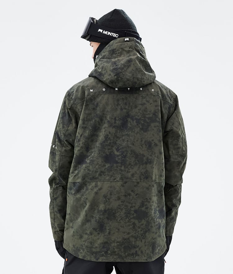 Montec Fawk 21 Bunda na Snowboard Pánské Olive Green Tiedye Renewed, Obrázek 7 z 10