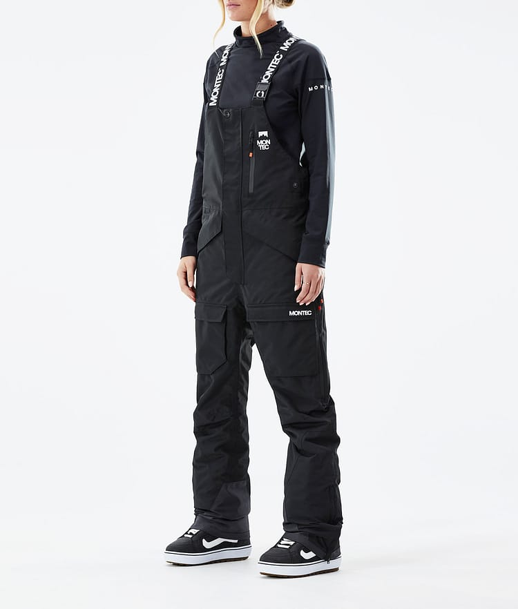 Montec Fawk W 21 Pantaloni Snowboard Donna Black, Immagine 1 di 6