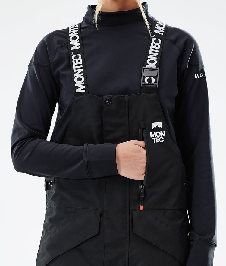 Montec Fawk W 21 Pantaloni Snowboard Donna Black, Immagine 5 di 6