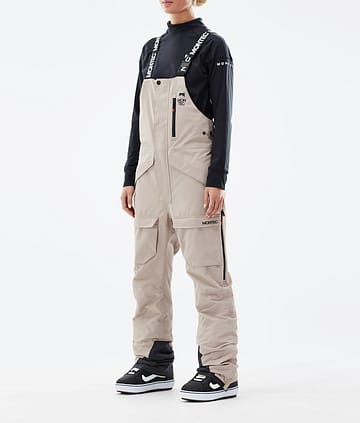 Montec Fawk W 21 Spodnie Snowboardowe Kobiety Sand