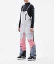 Montec Fawk W 21 Kalhoty na Snowboard Dámské Light Grey/Pink/Light Pearl