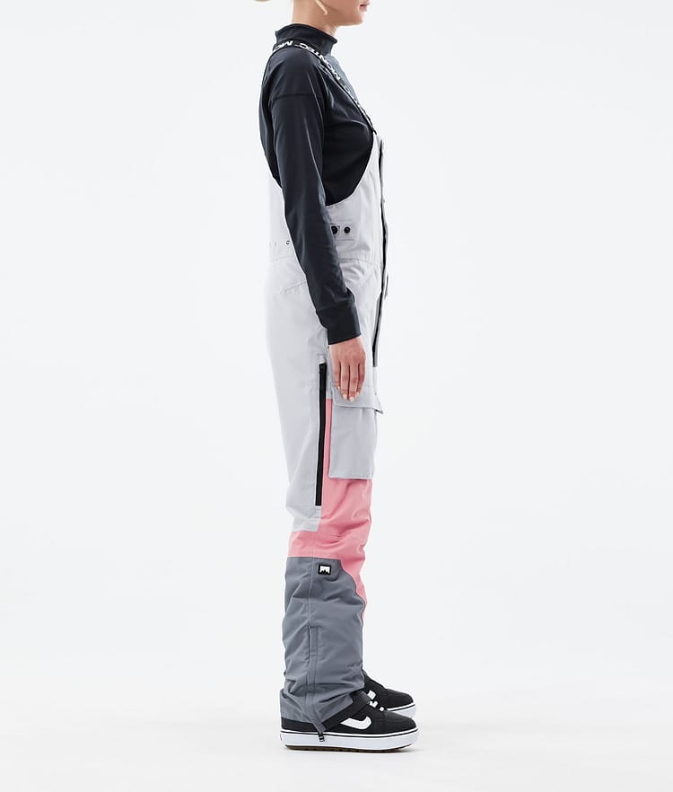 Montec Fawk W 21 Kalhoty na Snowboard Dámské Light Grey/Pink/Light Pearl Renewed, Obrázek 2 z 6