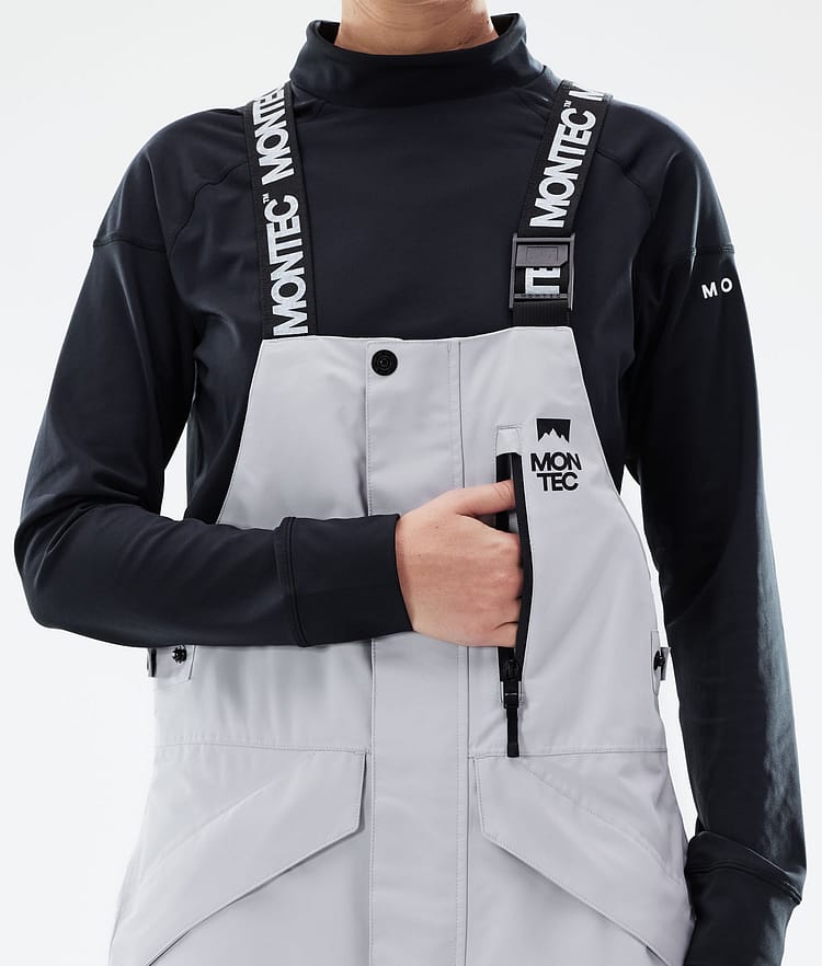 Montec Fawk W 21 Kalhoty na Snowboard Dámské Light Grey/Pink/Light Pearl Renewed, Obrázek 5 z 6