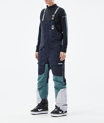 Montec Fawk W 21 Kalhoty na Snowboard Dámské Marine/Atlantic/Light Grey Renewed