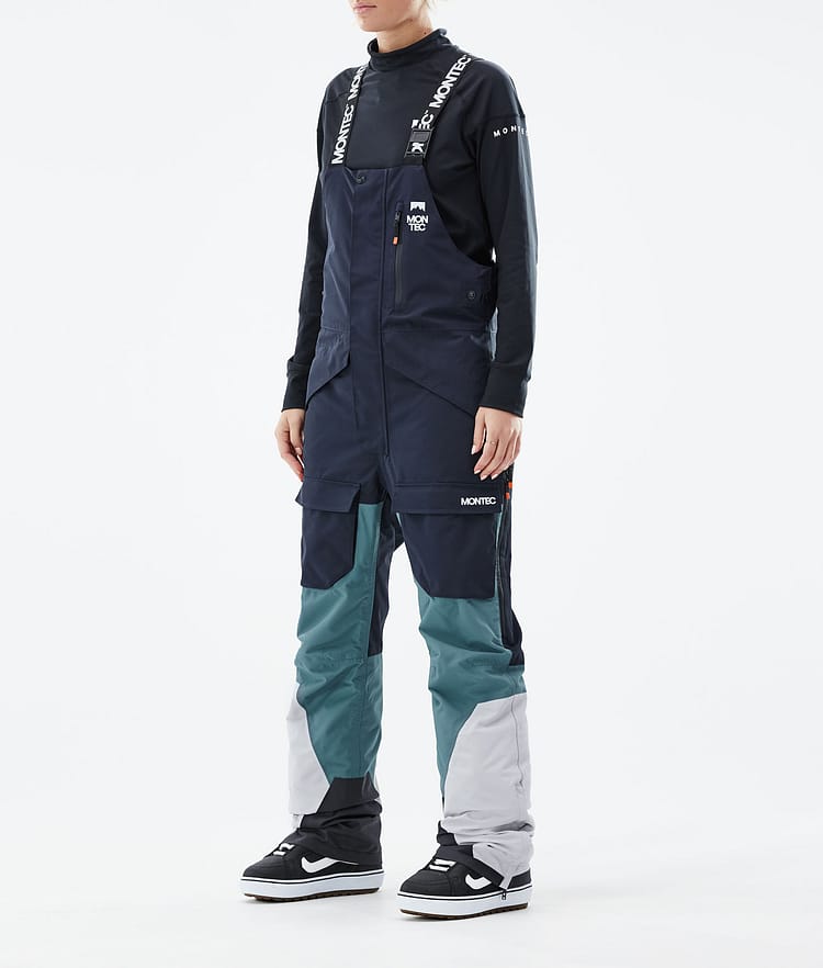 Montec Fawk W 21 Kalhoty na Snowboard Dámské Marine/Atlantic/Light Grey Renewed, Obrázek 1 z 6