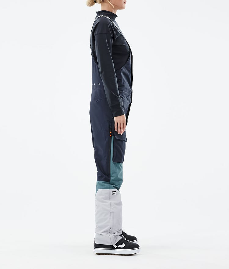 Montec Fawk W 21 Kalhoty na Snowboard Dámské Marine/Atlantic/Light Grey Renewed, Obrázek 2 z 6