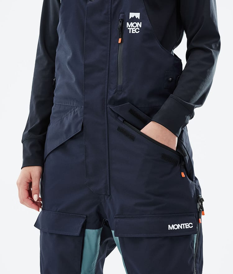 Montec Fawk W 21 Kalhoty na Snowboard Dámské Marine/Atlantic/Light Grey Renewed, Obrázek 4 z 6