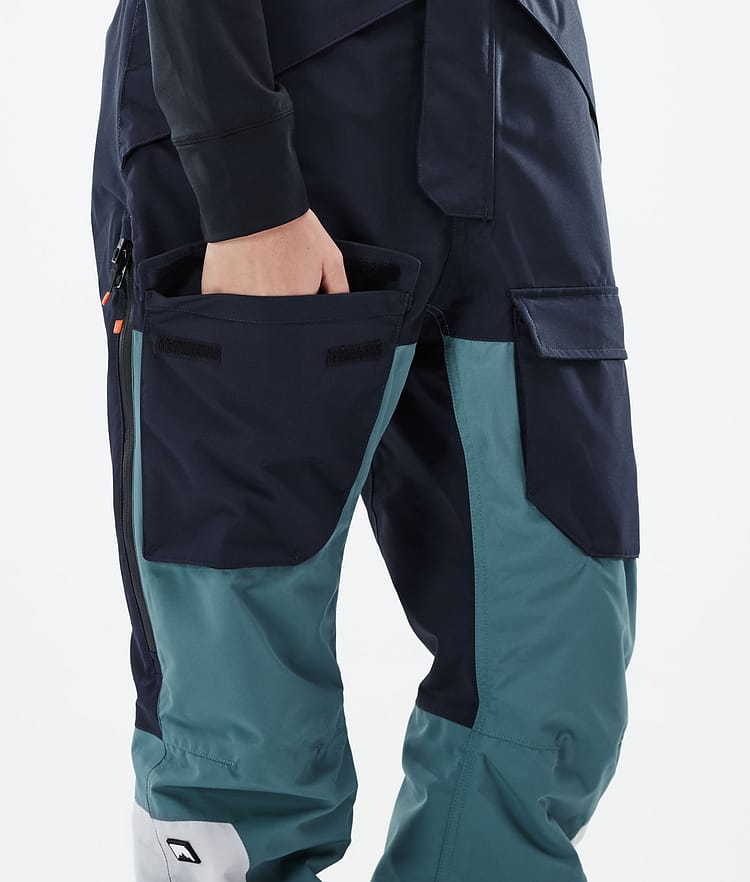 Montec Fawk W 21 Kalhoty na Snowboard Dámské Marine/Atlantic/Light Grey Renewed, Obrázek 6 z 6