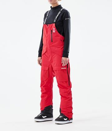 Montec Fawk W 21 Kalhoty na Snowboard Dámské Red Renewed