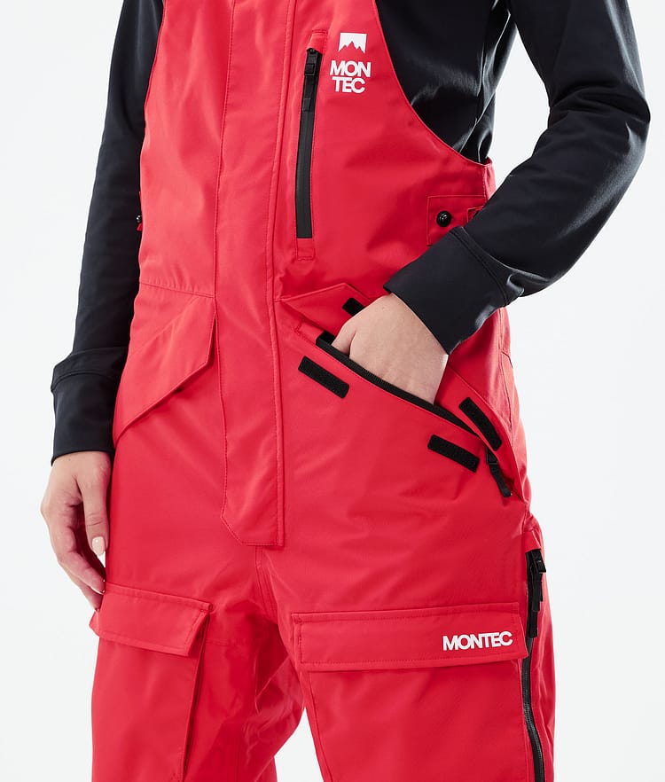 Montec Fawk W 21 Kalhoty na Snowboard Dámské Red Renewed, Obrázek 4 z 6