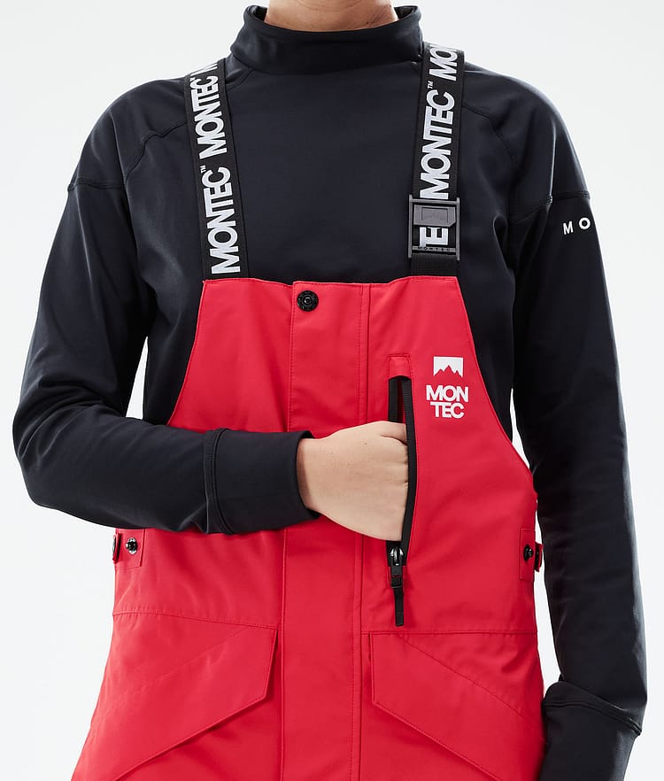 Montec Fawk W 21 Kalhoty na Snowboard Dámské Red Renewed, Obrázek 5 z 6