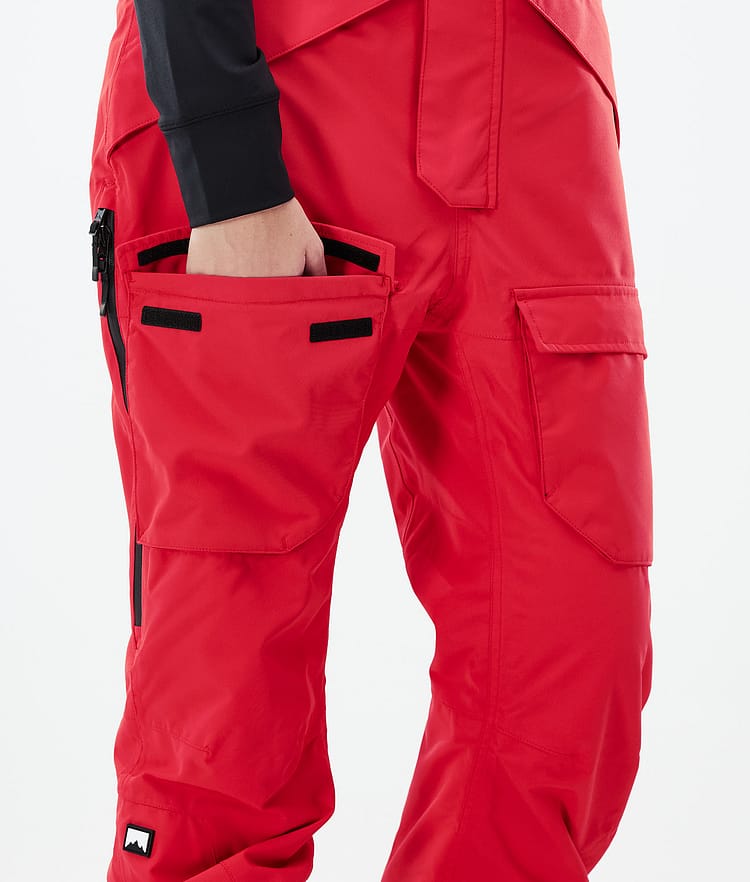 Montec Fawk W 21 Kalhoty na Snowboard Dámské Red Renewed, Obrázek 6 z 6