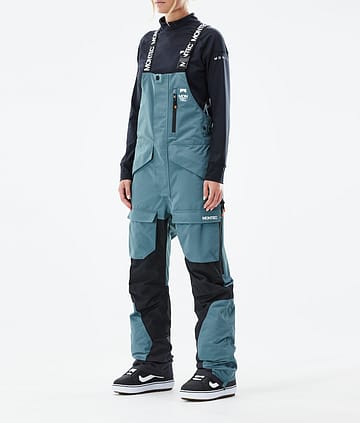 Montec Fawk W 21 Kalhoty na Snowboard Dámské Atlantic/Black Renewed