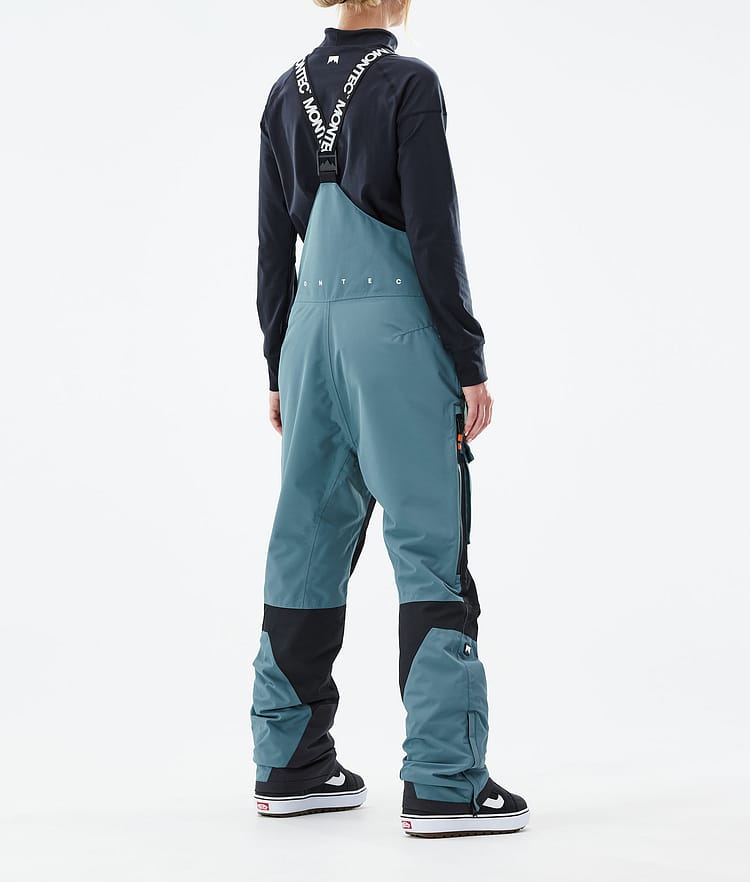 Montec Fawk W 21 Kalhoty na Snowboard Dámské Atlantic/Black Renewed, Obrázek 3 z 6