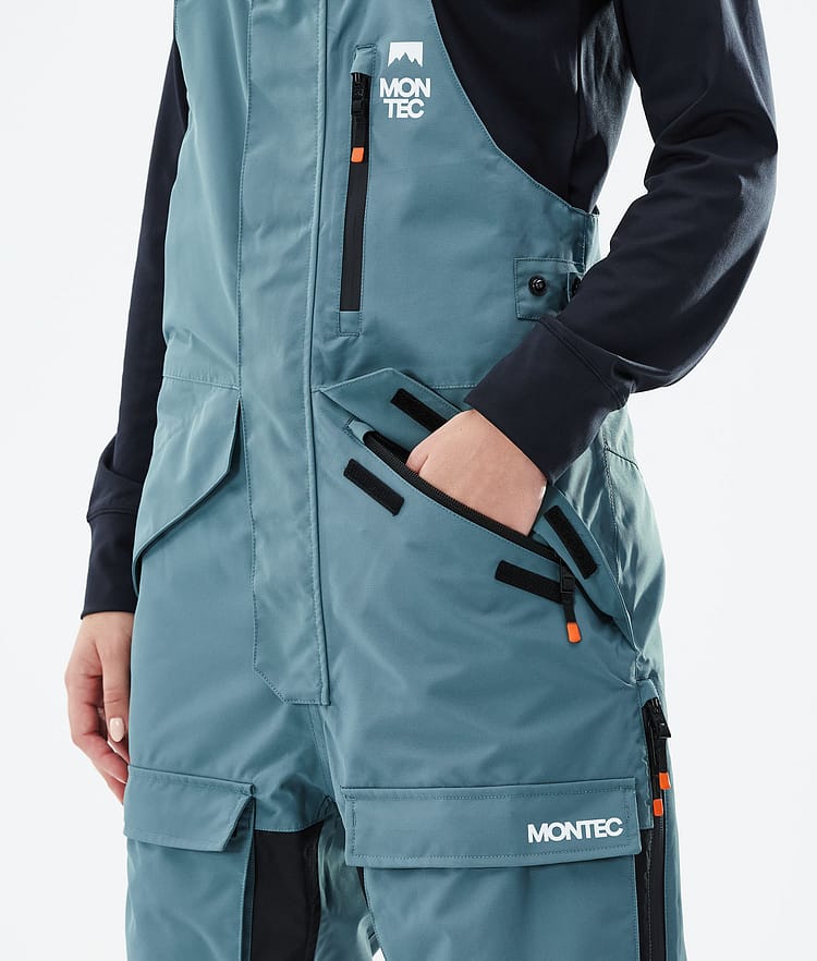Montec Fawk W 21 Kalhoty na Snowboard Dámské Atlantic/Black Renewed, Obrázek 4 z 6