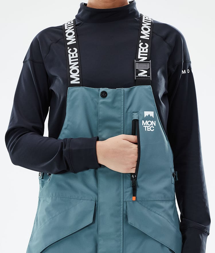 Montec Fawk W 21 Kalhoty na Snowboard Dámské Atlantic/Black Renewed, Obrázek 5 z 6