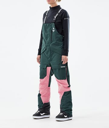 Montec Fawk W 21 Spodnie Snowboardowe Kobiety Dark Atlantic/Pink