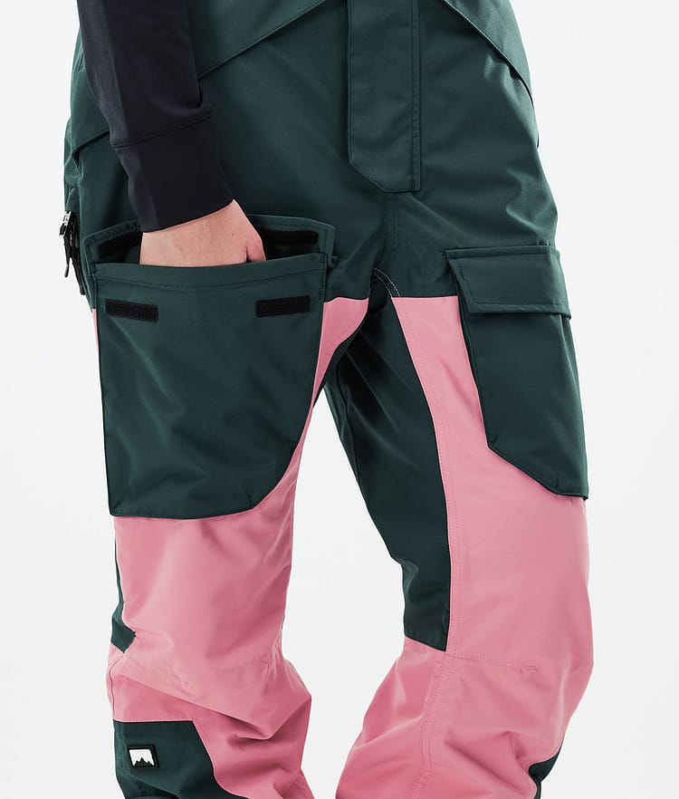 Montec Fawk W 21 Pantalones Snowboard Mujer Dark Atlantic/Pink, Imagen 6 de 6