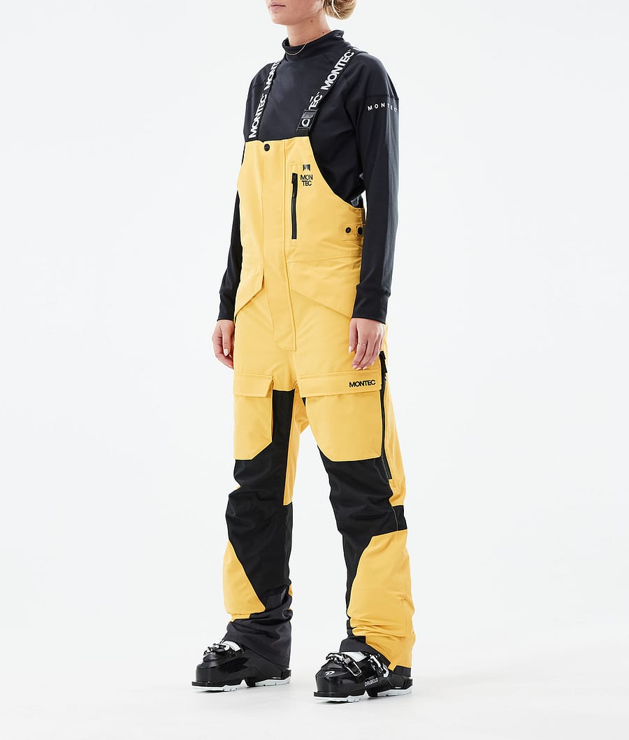 Montec Fawk W Ski Pants Yellow/Black