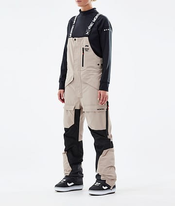 Montec Fawk W 21 Spodnie Snowboardowe Kobiety Sand/Black