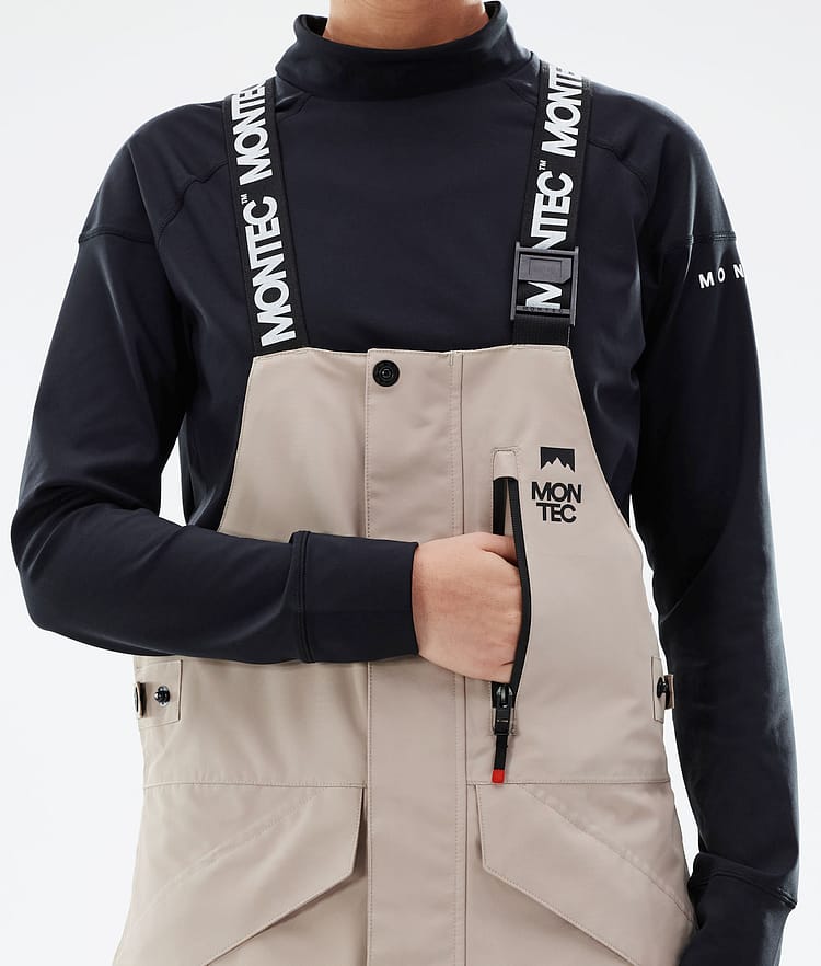 Montec Fawk W 21 Pantalones Snowboard Mujer Sand/Black, Imagen 5 de 6